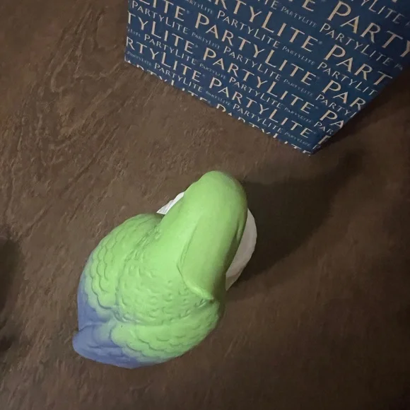 Partylite Verde Parrot Tealight Candle Holder P93014 With Original Box Bird - Picture 6 of 11